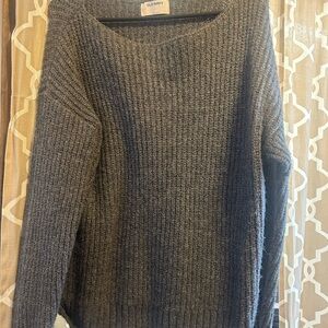 Old Navy Charcoal Women's Crew Neck Sweater